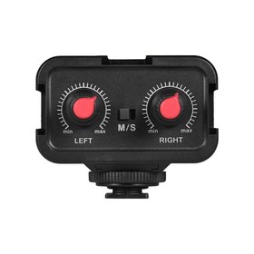 Resim Andoer WS-VS Çift Kanallı Mikrofon Ses Mikseri 