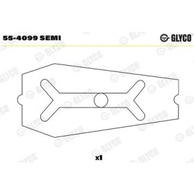 Resim Glyco 554099SEMI Piston Kol Burcu 500329617 