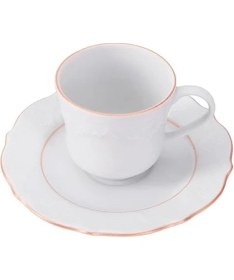 Resim Rose Boya Yaldız 6 Kişilik Kahve Takımı 85CC 