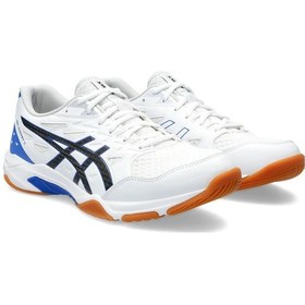 Resim Asics GEL-ROCKET 11 Beyaz Erkek Voleybol Ayakkabısı 1071A091-100 Beyaz 