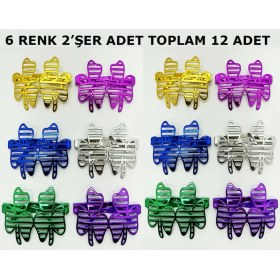 Resim MiraLive Vegas Casino Kupa Sinek Temalı Parti Gözlüğü 6 Renk 12 Adet (K95) 