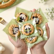 Resim 150 Adet Sevimli Panda Şeffaf Kendinden Yapışkanlı Poşetler Kurabiye & Atıştırmalıklar İçin - Doğum Günü Partileri, Düğünler & Hediyeler İçin İdeal 