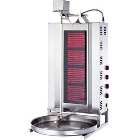 Resim Işıkgaz Elektrikli 4 Radyanlı Üstten Motorlu Döner Ocağı Ed-04 