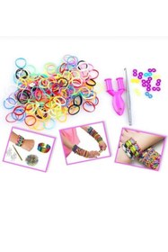 Resim Genel Markalar Lastik Örgü Bileklik Ve Kolye Seti Yapma Seti 