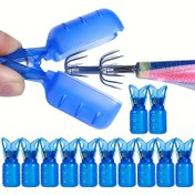 Resim 4/12 adet Mavi PVC Balıkçılık saç tokası Kapağı - Dayanıklı Balıkçılık Yem Koruyucu Kapaklar, Güvenlik Bonetleri, Büyük, Plastik, Sevgililer Günü, Paskalya, Anneler Günü, Şükran Günü için İdeal 