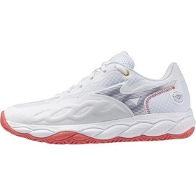 Resim Wave Enforce Court Ac Kadın Tenis Ayakkabısı Beyaz Çok Renkli 