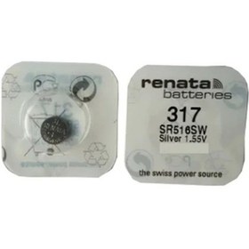 Resim Renata 317 SR516SW 1.55V Saat Pili 5'li 