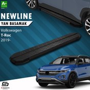 Resim S-Dizayn VW T-Roc NewLine Siyah Yan Basamak 173 Cm 2019 Üzeri A+ Kalite 