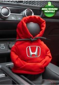 Resim Freeyez Honda Kırmızı Vites Hoodie Araç Vites Kıyafeti Vites Poları Oto Aksesuarı Vites Topuzu Sweatshirt 