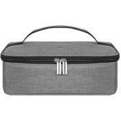 Resim Yuntech01 Isı Koruyucu Öğle Yemeği Çantası - Gri, Taşınabilir Ve Hafif, Oxford Kumaş & Alüminyum Folyo Gri 