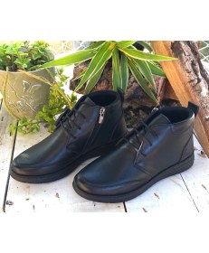 Resim Bags Shoes Bulldozer 240816 Kadın Hakiki Deri Anatomik Ultra Comfort Esnek Taban Bot 