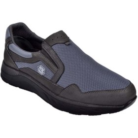 Resim Forelli Comfort Üzeri File Erkek Spor Ayakkabı FOR-46005 FÜME 