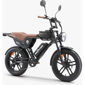Resim Ape Ryder Genon Ultra 750W Elektrikli Bisiklet Ayna Çanta ve El Gazı Hediyeli 
