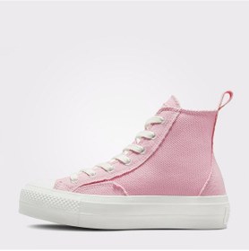 Resim Converse A06102c Chuck Taylor All Star Lift Kadın Pembe Sneaker Günlük Spor Ayakkabı Pembe 
