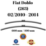 Resim Fiat Doblo 263 2010 2011 2012 2013 2014 Uyumlu Ön Cam Silecek Süpürgesi Takımı 600/400mm Silbak Sb2416c 