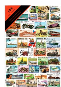 Resim Vintage Posta Pulları - Transportation 