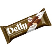 Resim DELLY Çikolata Kaplı Yüksek Proteinli Bar-Cappuccino Aromalı 40g 