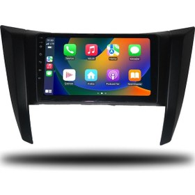 Resim Nissan Navara 2016-2021 8gb Ram 64gb Hafıza 8 Çekirdek Carplay Kamera Android Multimedya 9" 