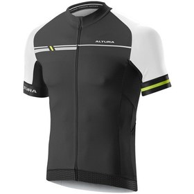 Resim Altura Podium Elite Short Sleeve Jersey Bisiklet Forması Siyah 