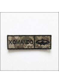 Resim Komando İsimlik - Kamuflaj Ajanda Uyumlu - 4cm X 12 Cm Çok Renkli 
