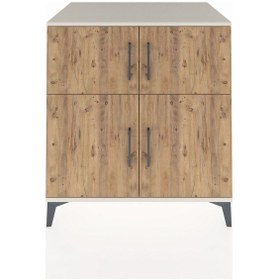 Resim Kronos Şifonyer 3 Raflı 4 Kapaklı 88x59x96 Aytaşı-çam Aytaşı 