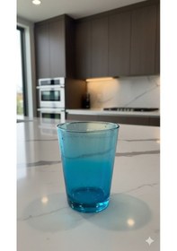 Resim Luminarc Water Bar Turkuaz Meşrubat Bardağı - 360 Ml Şeffaf 