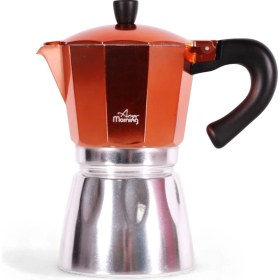 Resim UltraMint 240 ml Alüminyum Moka Pot Espresso Kahve Makinesi Bakır Renk 