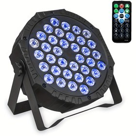 Resim 36 LED RGB Düz Par Işık Ses Aktivasyonlu, 3’ü 1 Arada DMX 512 Kontrol ile DJ, Disko, Parti, Düğün ve Tatil Gösterileri için Tam Renk Yelpazesi, Ayarlanabilir Braket, Uzaktan Kumanda & DMX 512 Kontrol, Etkinlik Aydınlatma | Taşınabilir Aydınlatma | LED Teknolojisi 