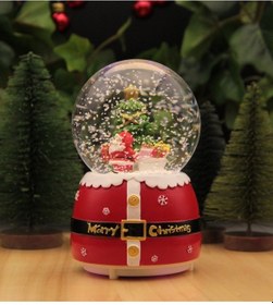 Resim Hediyebiziz Yılbaşı Kar Küresi Noel Işıklı Ve Müzikli Christmas Noel Baba 6 
