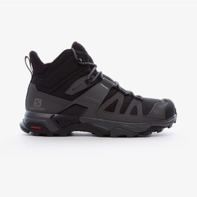 Resim Salomon X Ultra 4 Mid Gore-tex Outdoor Siyah Erkek Bot Düz L41383400 Siyah Siyah 
