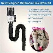 Resim RV Banyo Gider Kiti - Genişleyebilir P-Trap Tasarımı ile Koku Kontrolü 