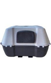 Resim Bike Sky Tien 44 Litre Motosiklet Çantası - Gri - Otomatik Kilit 