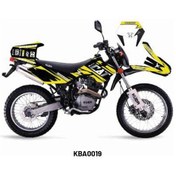Resim Kuba Black Cat Tasarım Motosiklet Sticker Etiket Kaplama Modeli Yellow 