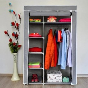 Resim Reyo Prado Elit Yandan Raflı Çelik Profilli Bez Dolap 