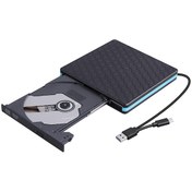 Resim Cbtx Harici CD DVD Oynatıcı USB 3.0 Tip-C Taşınabilir DVD / CD ROM RW 