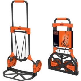 Resim Black & Decker Katlanır El Arabası 90 kg Taşıma Kapasitesi ile Hafif ve Dayanıklı Tasarım BH202 