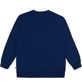 Resim Erkek Çocuk Lacivert Bisiklet Yaka Sweatshirt - Lacivert / 2-3 yaş 