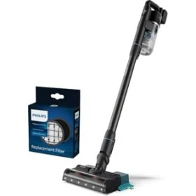 Resim Mabeyn 7000 Serisi Aqua 25.2 V Kablosuz Dik Süpürge (XC7053/01) ve Orijinal Yedek Filtre - Kablosuz Süpürge 6000, 7000 ve 8000 Serisi ile Uyumlu (XV1681/01) 