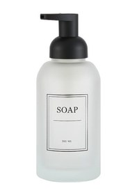 Resim Mien Sablaj Beyaz Cam Sıvı Sabunluk 350 Ml Amber 