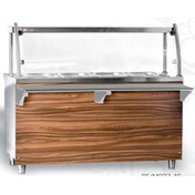 Resim Pimak Doğalgazlı Sulu Tip Benmari 150 x 70 x 85/135 (cm) 