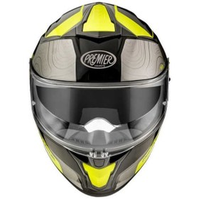 Resim Premier Evoluzione SP Y BM Kask Gri - Sarı 