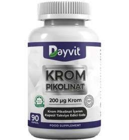 Resim Dayvit Krom Picolinat 200mcg 90 Kapsül 