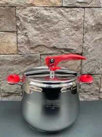 Resim Hascevher Esila Çelik 7 Lt Klasik Düdüklü Tencere Güveç Kırmızı 