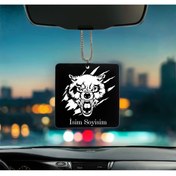 Resim Genel Markalar Ayı Pençe Desenli Kişiye Özel İsimli Pleksi Dikiz Ayna Süsü 