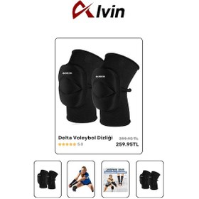 Resim Voleybol Spor Seti - Dizlik, Elik, Saç Bandı, Bilek Havlusu Ve Uzun Çorap Ile Tam Takım Altın - Siyah 