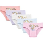 Resim 5'li Kız Çocuk Külot 4171pb53 Mavi 