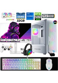 Resim Fazeon Astra X790 i7-14700F 32 GB 1 TB M.2 NVMe SSD 8 GB RTX5060 24.5" Free Dos Masaüstü Oyuncu Bilgisayarı 