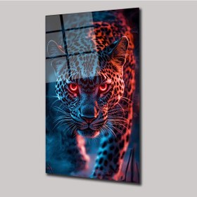 Resim Vahşi Pars - Cam Tablo - Deg0182 