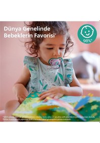 Resim Philips Avent Ultra Aır Kız Bebek 2'li 6-18 Ay Emzik Scf085/61 