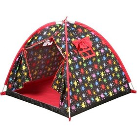 Resim Abbie Rainbow Ruby Acemi Boyacı Oyun Çadırı Kırmızı - Siyah 